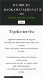 Mobile Screenshot of hendriks-tegelwerken.nl